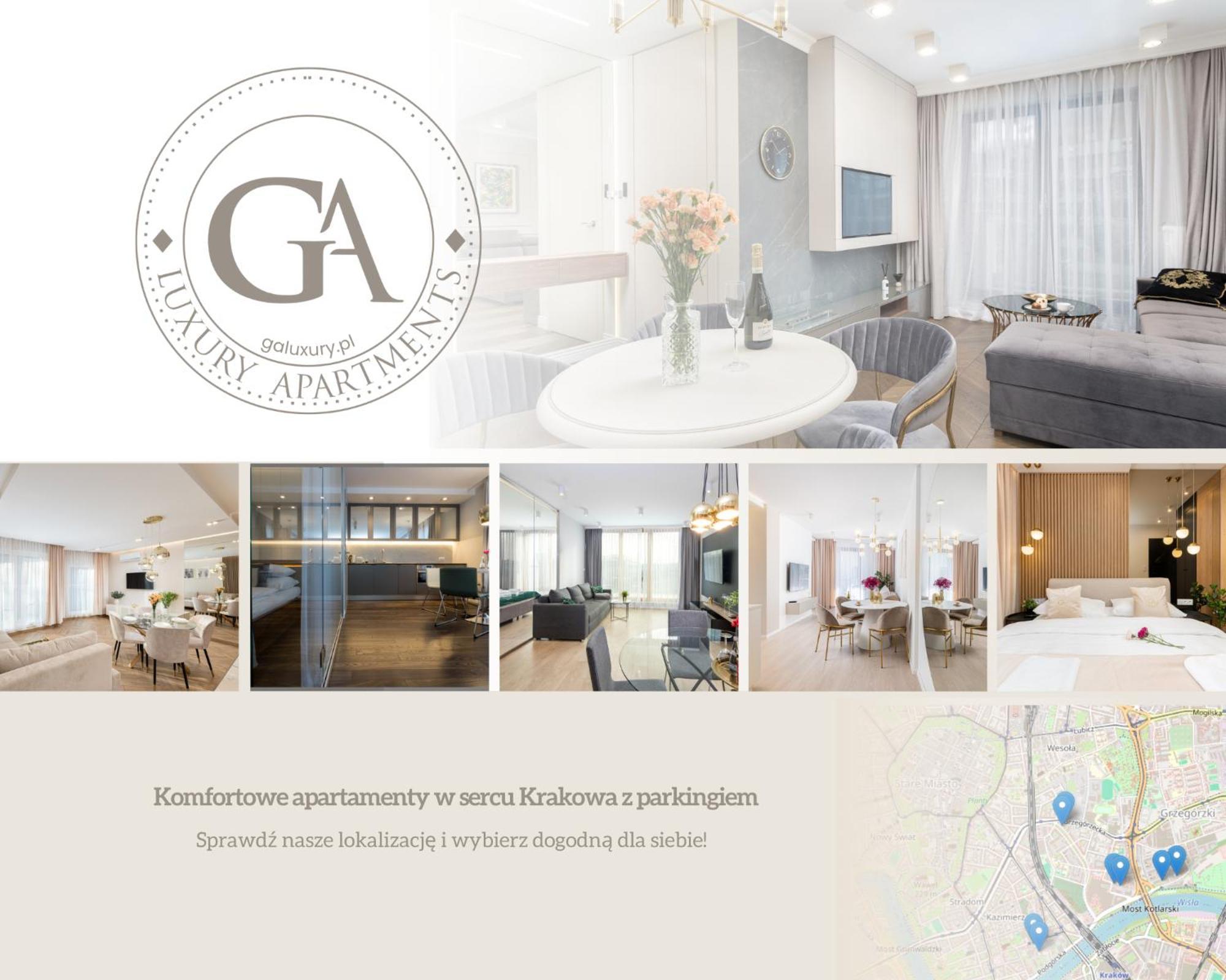 GA Luxury Apartments Grzegórzecka 9 Cracovia Exterior foto