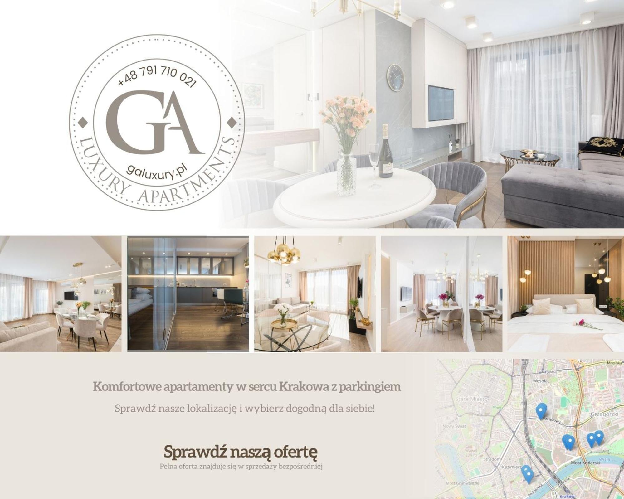 GA Luxury Apartments Grzegórzecka 9 Cracovia Exterior foto